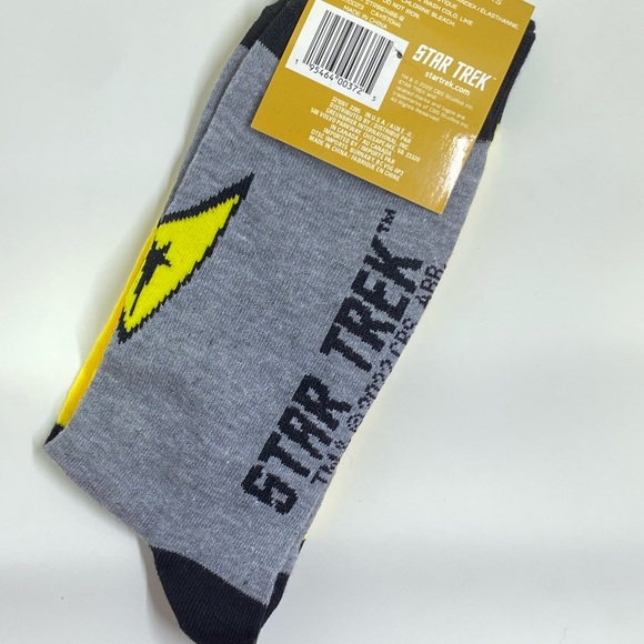 Star Trek Men’s Crew Sock Three Pairs - Picture 3 of 10